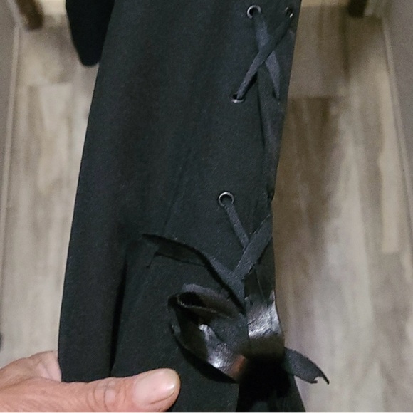 Lace-Up Romper By BEBE Size (M) - Picture 3 of 5